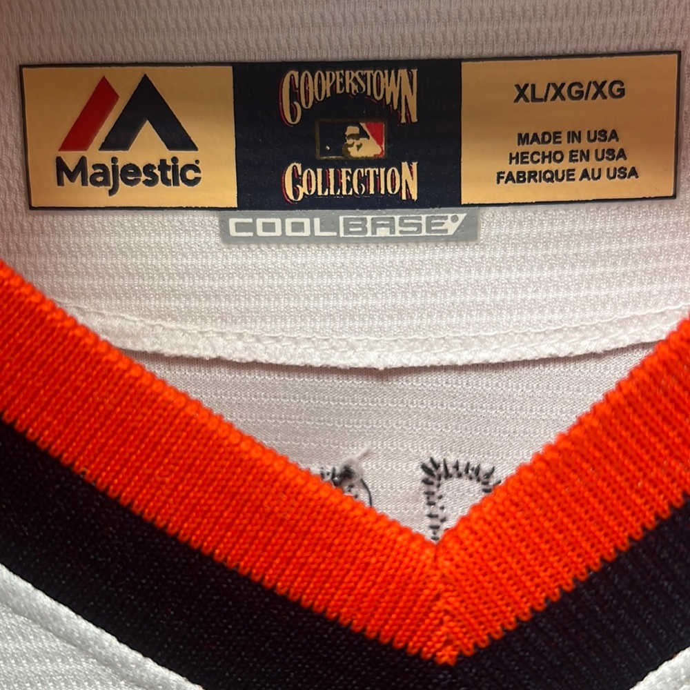Majestic Cooperstown Jersey. Astros Nolan Ryan! Mens Size XL